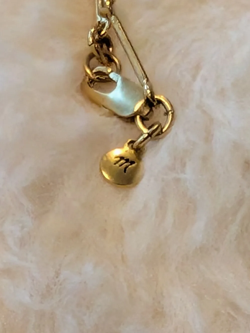 Gold and Silver Layered Abstract Pendant Necklace - Madewell - Picture 2 of 4